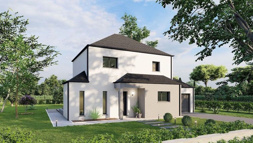 Image Façade à  maison individuelle de Peillac