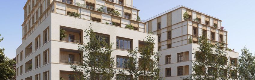 Image Façade à programme neuf de Sans numéro Rue Suzanne Lacore