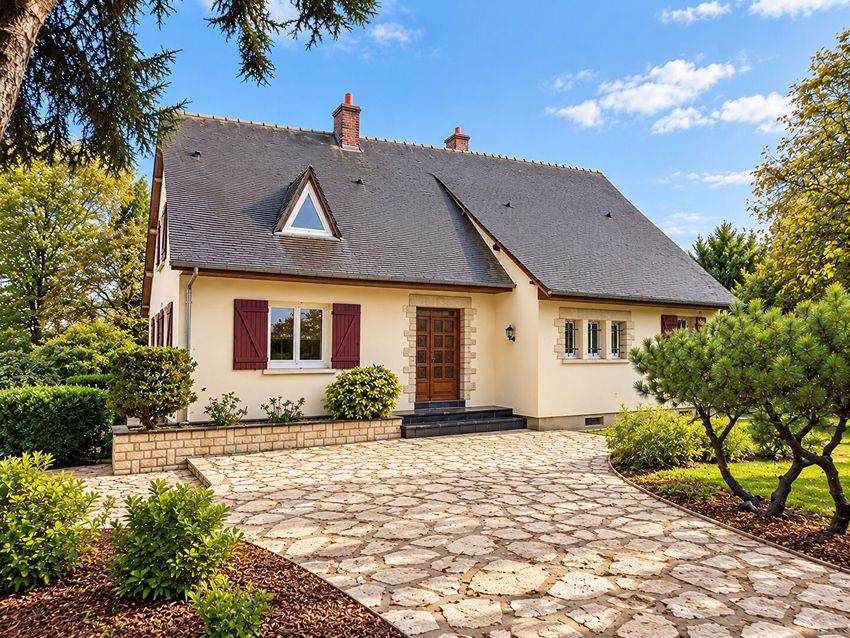 Image Façade à  maison individuelle de Belforêt-en-Perche