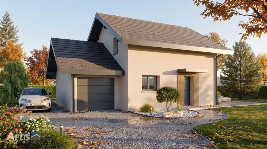 Image Façade à  maison individuelle de Bonne