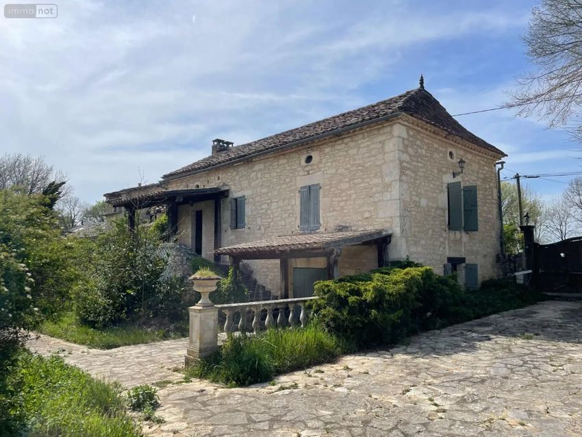 Image Façade à  maison individuelle de Lalbenque