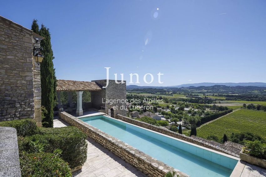 Image Piscine à  maison de maître de Joucas