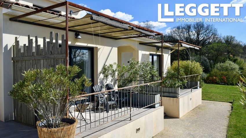 Image Terrasse à  maison individuelle de Saint-Jean-de-Maruéjols-et-Avéjan