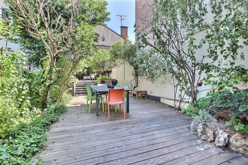 Image Terrasse à  maison individuelle de Pantin