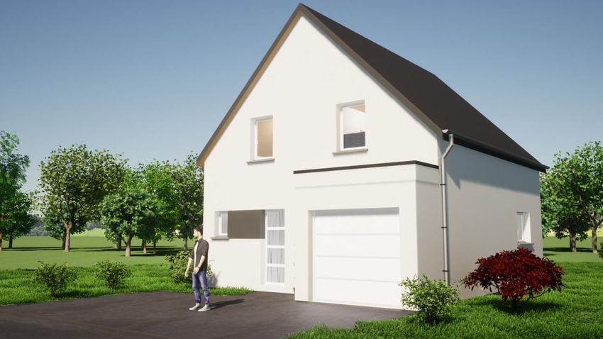 Image Façade à  maison individuelle de Raedersdorf