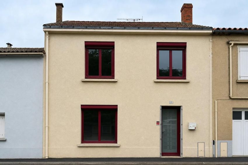 Image Façade à  maison individuelle de Saint-Vincent-Sterlanges