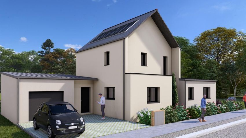 Image Façade à  maison individuelle de Erbrée