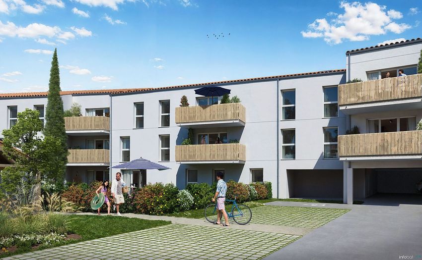Image Façade à appartement de 172 Place du Payré