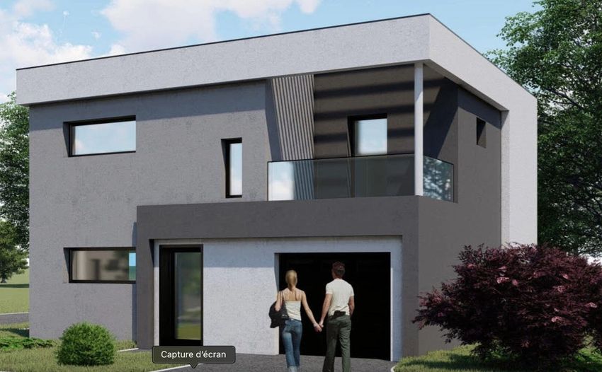 Image Façade à  maison individuelle de Avril