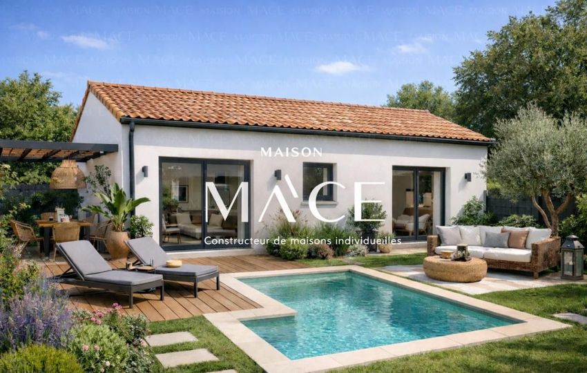 Image Piscine à  maison individuelle de Saze