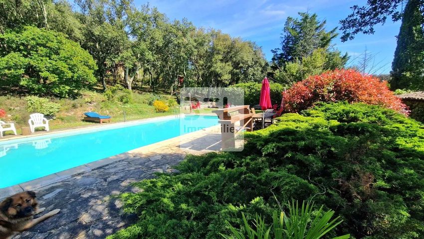 Image Jardin à  maison de maître de Tornac