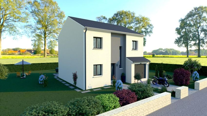 Image Façade à  maison individuelle de Creutzwald
