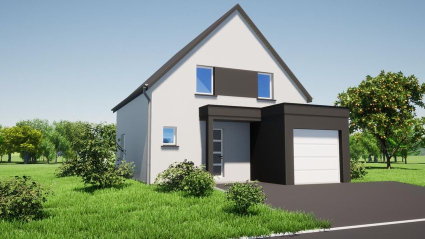Image Façade à  maison individuelle de Hirtzfelden