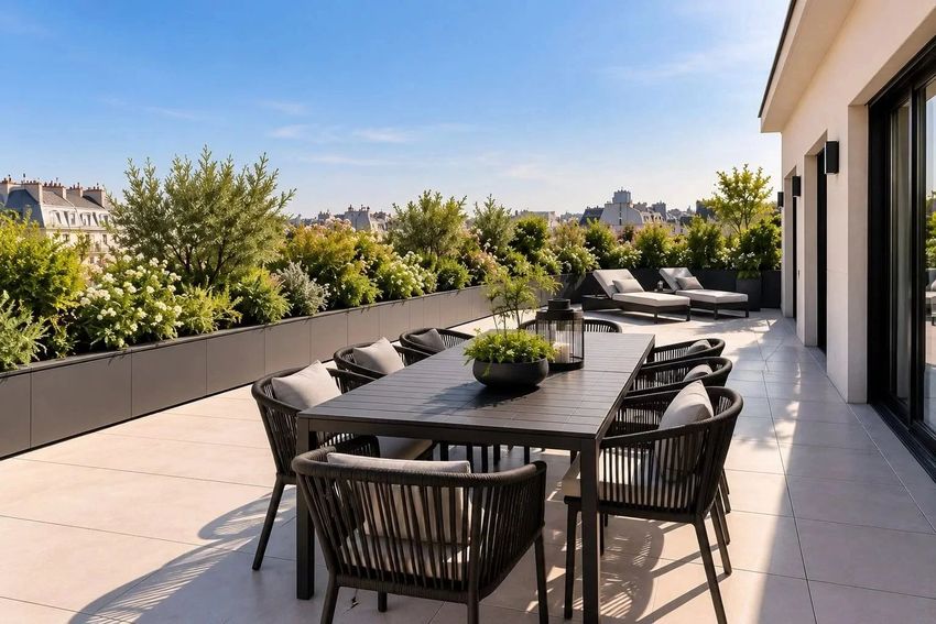 Image Terrasse à appartement de Montesson