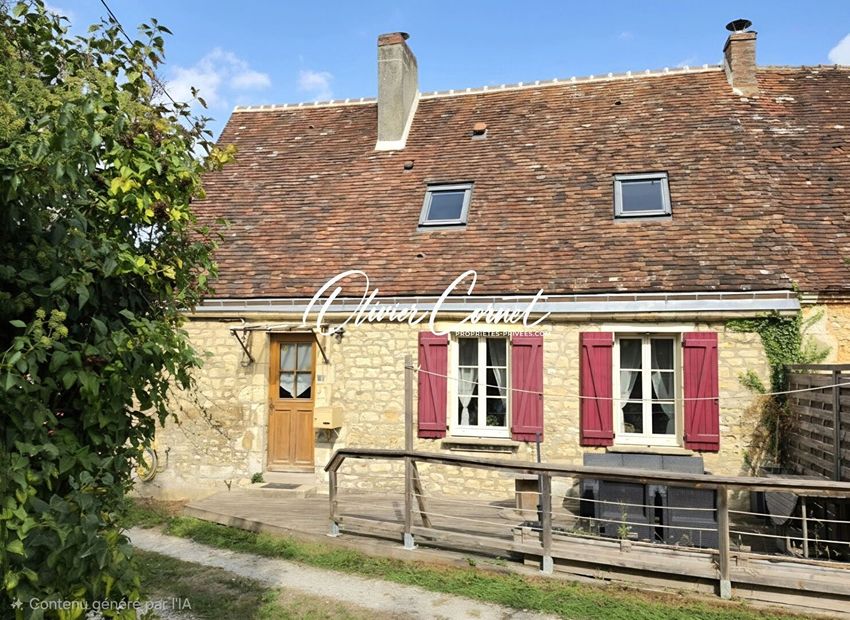 Image Façade à  maison mitoyenne de Val-au-Perche