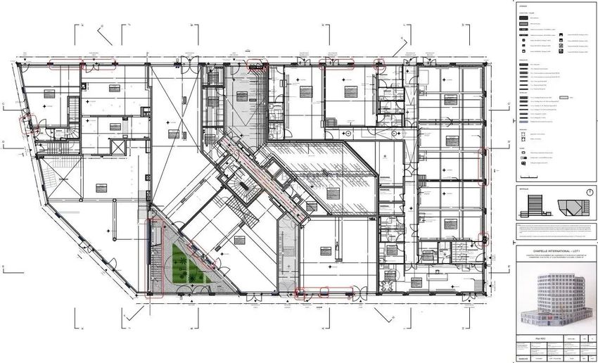 Image Plan à local de La Chapelle-Marx Dormoy