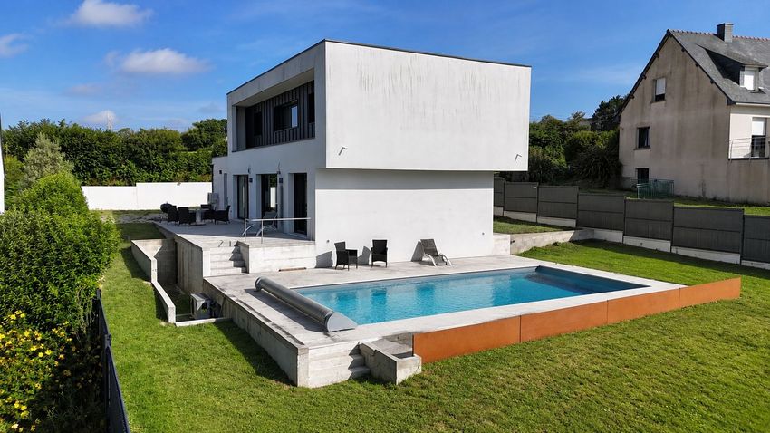 Image Piscine à  maison individuelle de Saint-Yvi