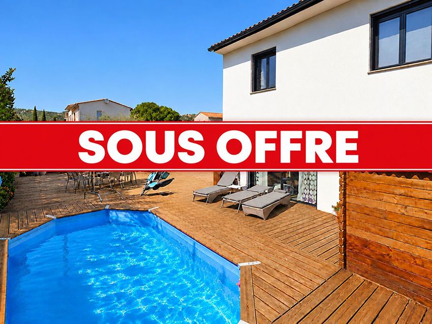 Image Piscine à  maison mitoyenne de Callian