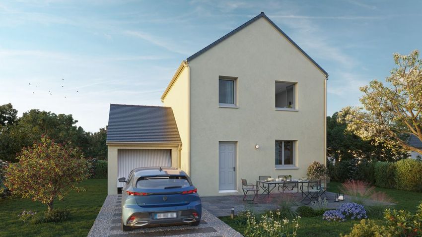 Image Façade à  maison individuelle de Valognes