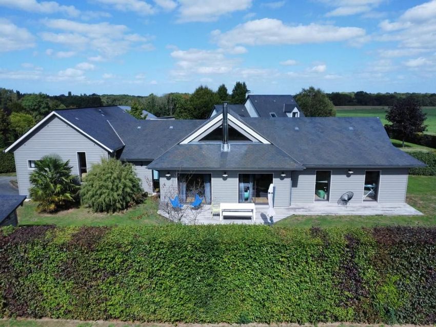 Image Façade à  maison individuelle de Bosc-Guérard-Saint-Adrien