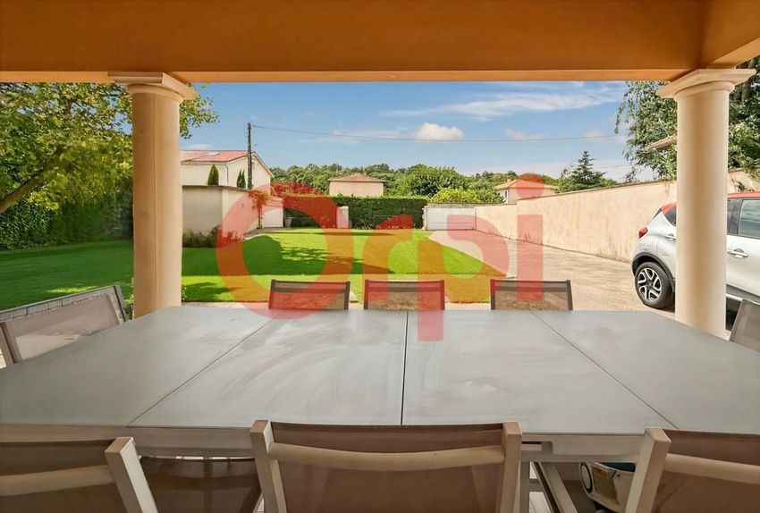 Image Terrasse à  maison individuelle de Saint-Bonnet-de-Mure