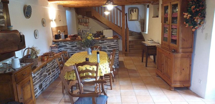 Image Salle à manger à  maison mitoyenne de 22 Valès