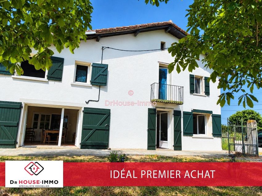 Image Façade à  maison jumelée de Lautignac