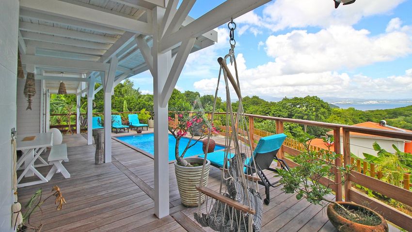 Image Terrasse à  maison individuelle de Les Trois-Îlets