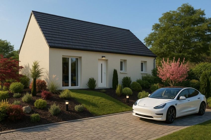 Image Façade à  maison individuelle de Iverny