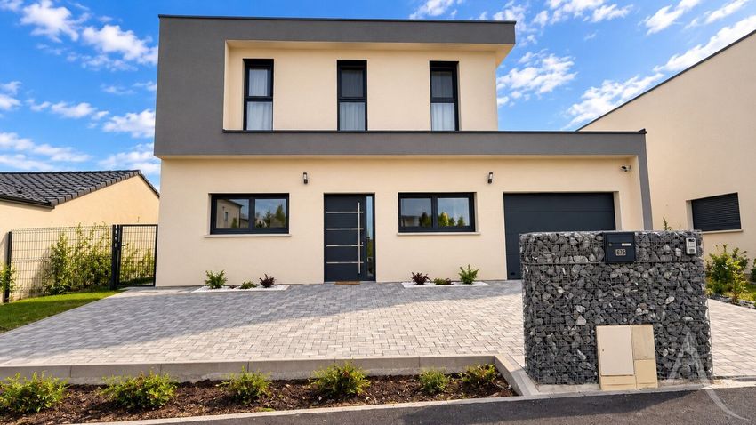 Image Façade à  maison d'architecte de Seichamps