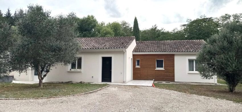 Image Façade à  maison individuelle de Barbaste
