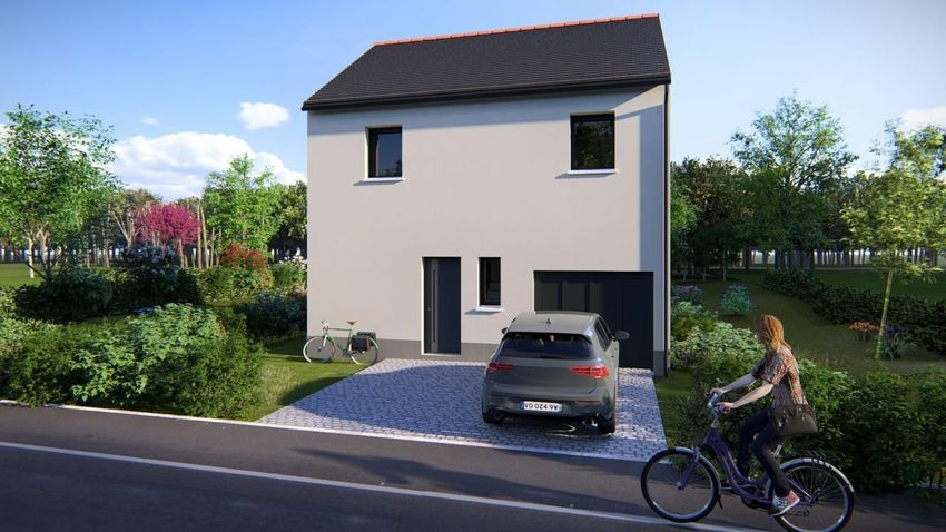 Image Façade à  maison individuelle de Chavagne