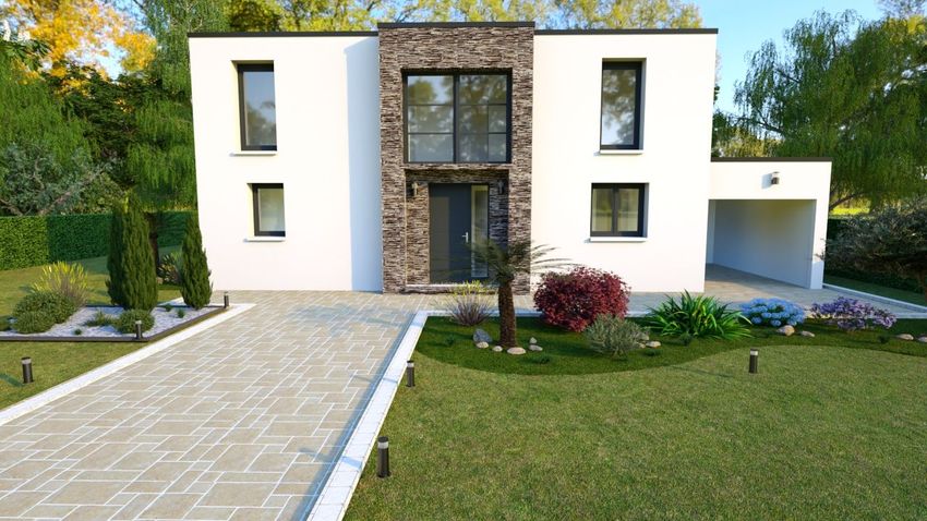 Image Façade à  maison individuelle de Villevaudé