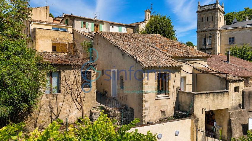 Image Façade à  maison individuelle de Uzès