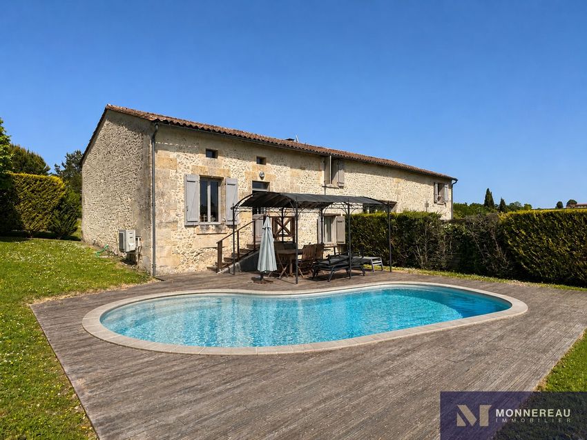 Image Piscine à  maison individuelle de Chalais