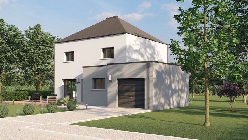 Image Façade à  maison individuelle de Questembert