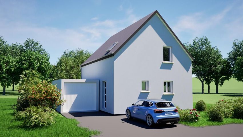 Image Façade à  maison individuelle de Bartenheim