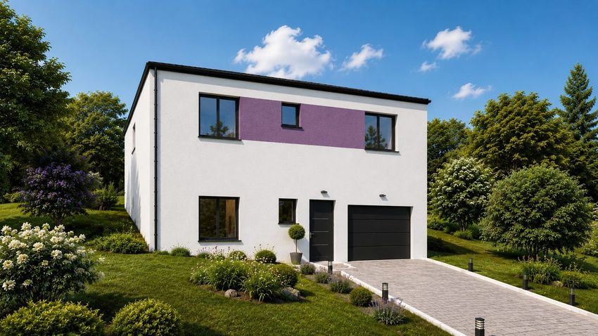 Image Façade à  maison individuelle de Omelmont