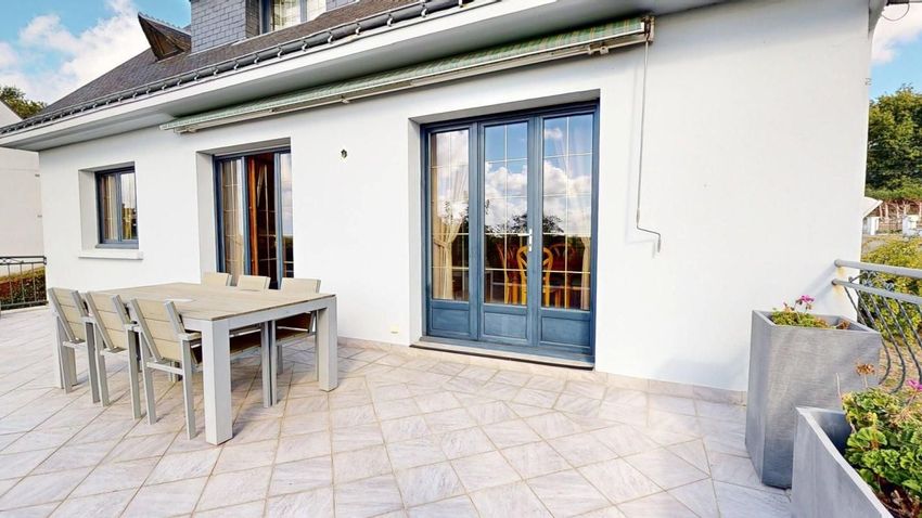 Image Terrasse à  maison individuelle de Guémené-sur-Scorff