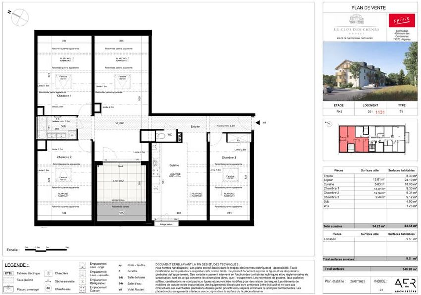 Image Plan à appartement de Groisy