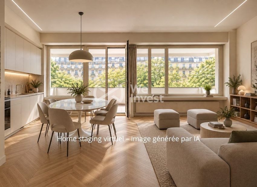 Image Salon à appartement de Auteuil Nord