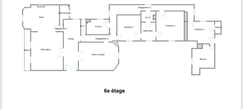 Image Plan à appartement de École Militaire