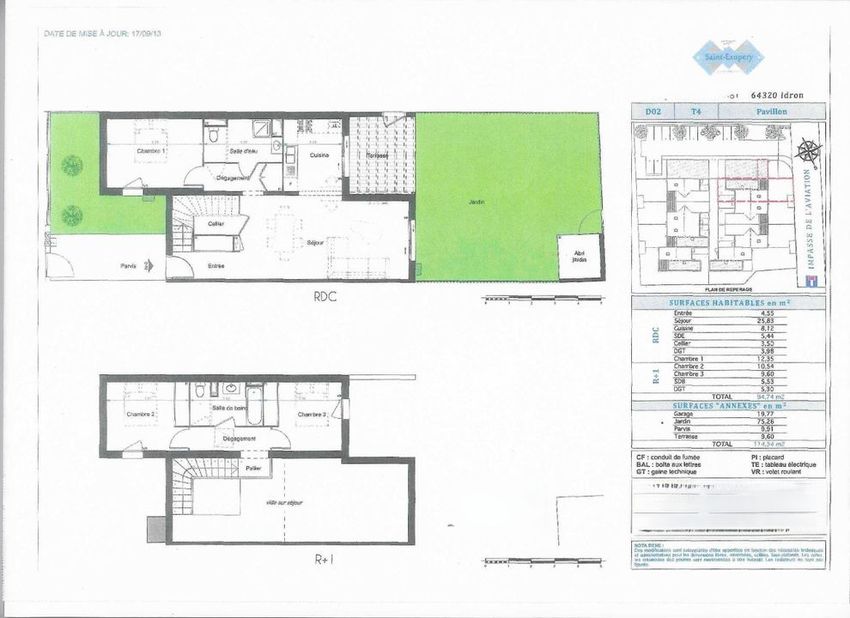 Image Plan à  maison individuelle de Idron