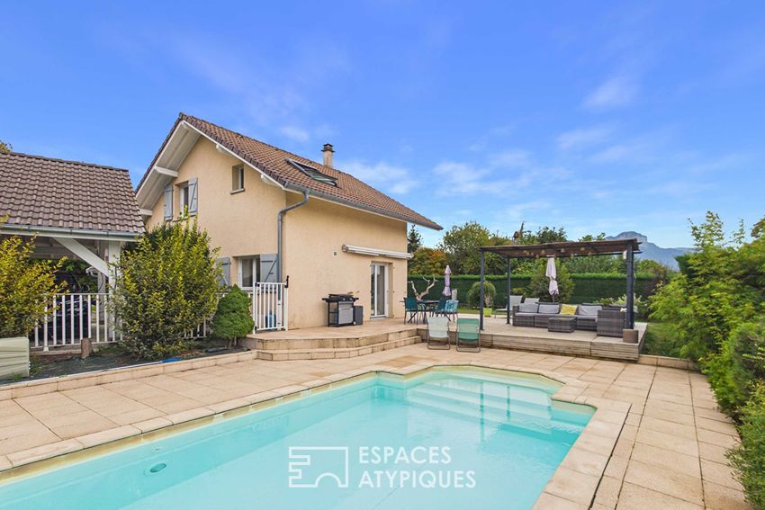 Image Piscine à  maison individuelle de Groisy