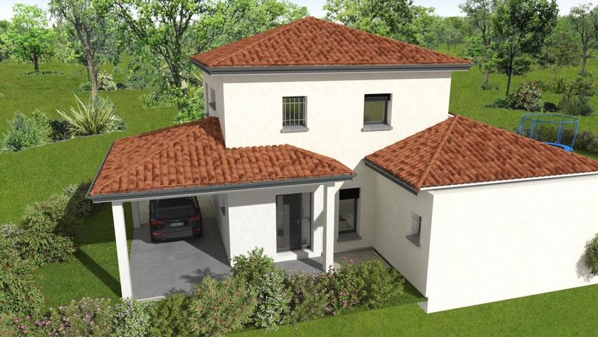 Image Façade à  maison individuelle de Anneyron