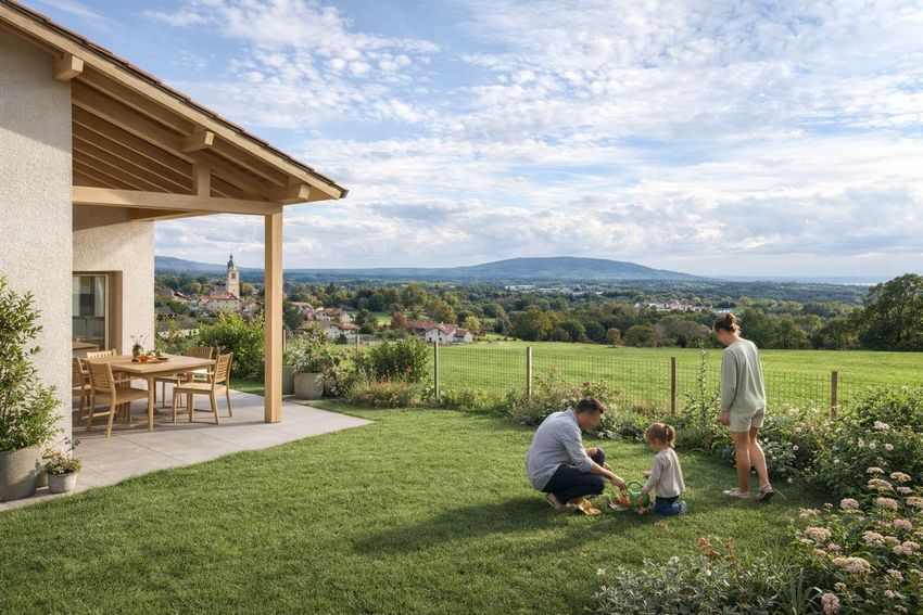 Image de  maison individuelle à Perrignier