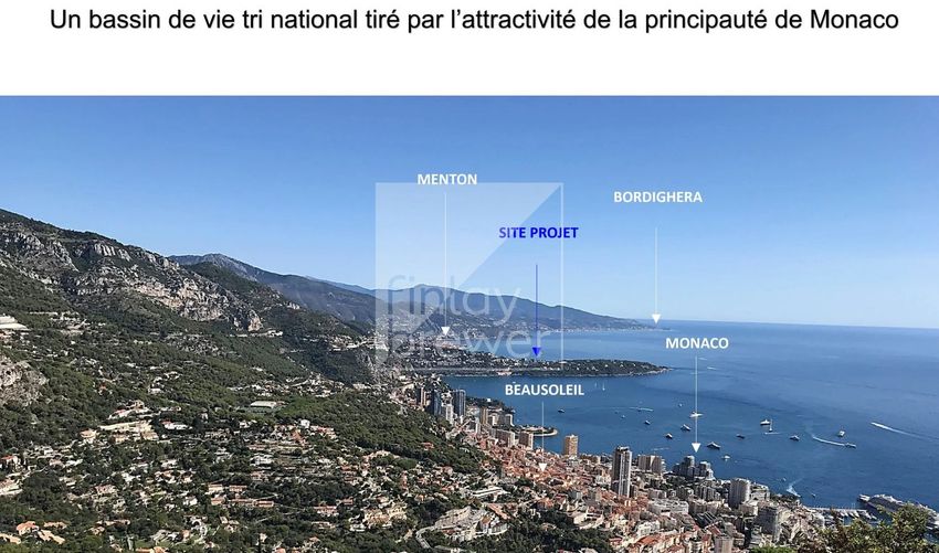 Image Vue à terrain de Roquebrune-Cap-Martin