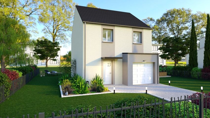 Image Façade à  maison individuelle de Linas