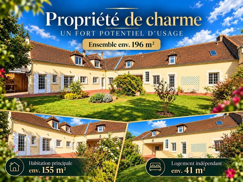 Image Façade à  propriété agricole de Chevrières