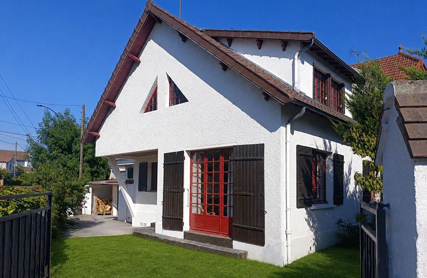 Image Façade à  maison mitoyenne de Neuilly-Plaisance